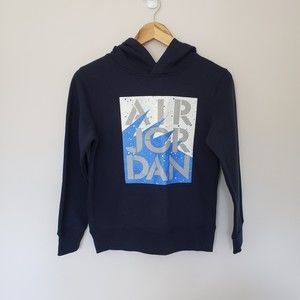 Air Jordan Boys Hoddie Navy Blue Size M